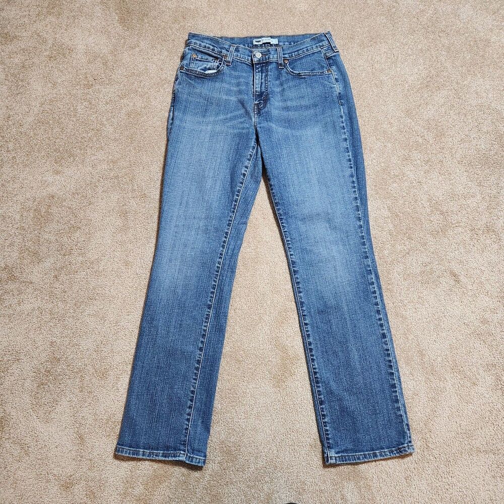 Levi's 505 Women 10 Mid Rise Straight Leg Jeans